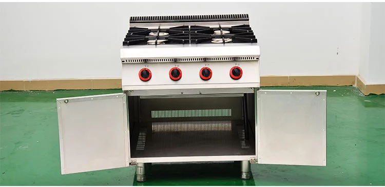 Stainless Steel 4 Burner Table Top Gas Cooker, Burner Counter Top Stainless Steel Gas Stove