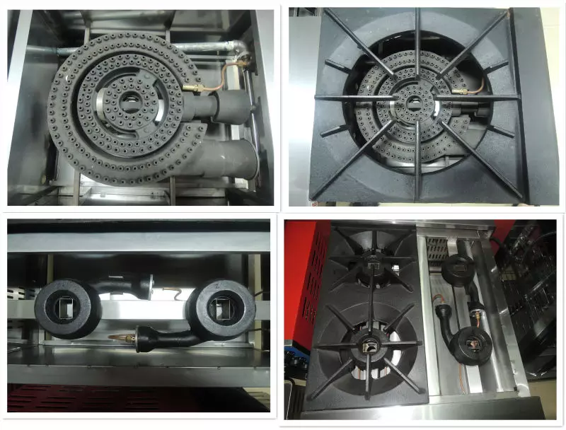 professional butterfly gas stove 4 burners gas cooking range with electric oven prices