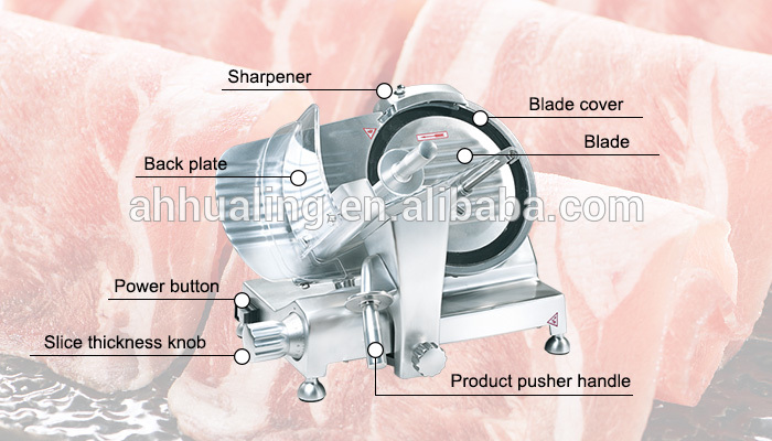 Zica commercial luxury meat slicer HBS-250L