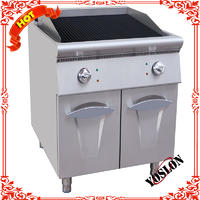 Restaurant gas Lava Rock Grill With Cabinet GB-789