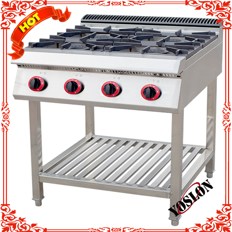 Stainless Steel 4 Burner Table Top Gas Cooker, Burner Counter Top Stainless Steel Gas Stove