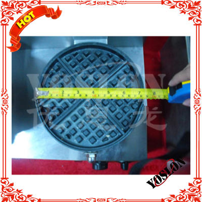 CE certificate electric roundness waffle baker single plate