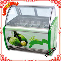 ice cream refrigeration display cabinet Cb - 1200
