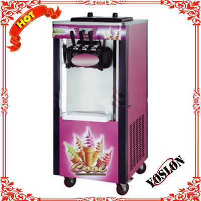 professional design YOSLON factory price high quality soft ice cream machine