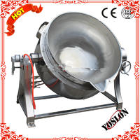 Food processing machine/200L electric tiltable jacketed pot for making meat sauce