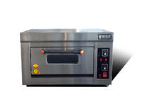 electric high temperature oven 1 deck 2 trays bread electric baking oven
